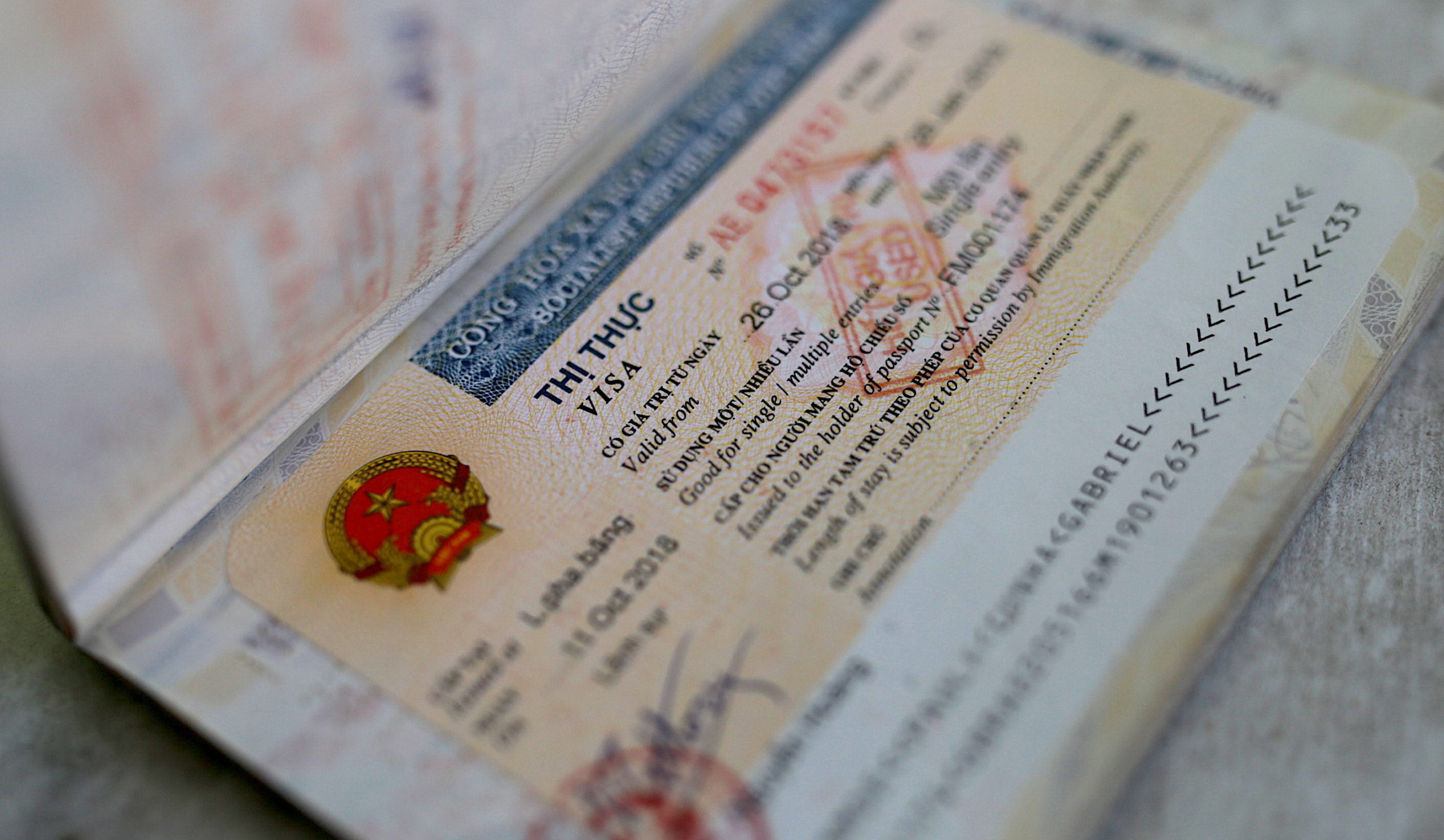 passaporte com visto