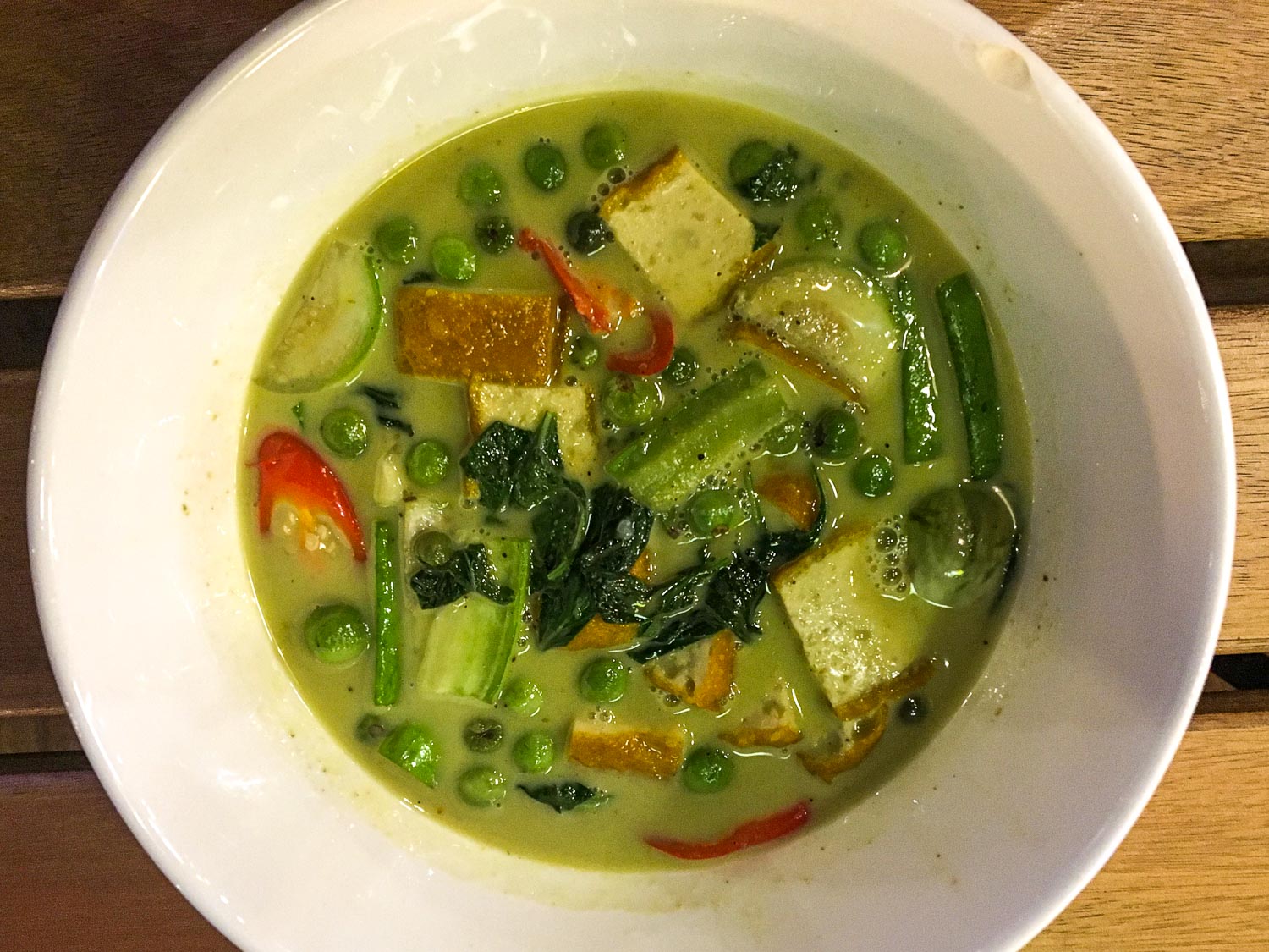 green curry bowl