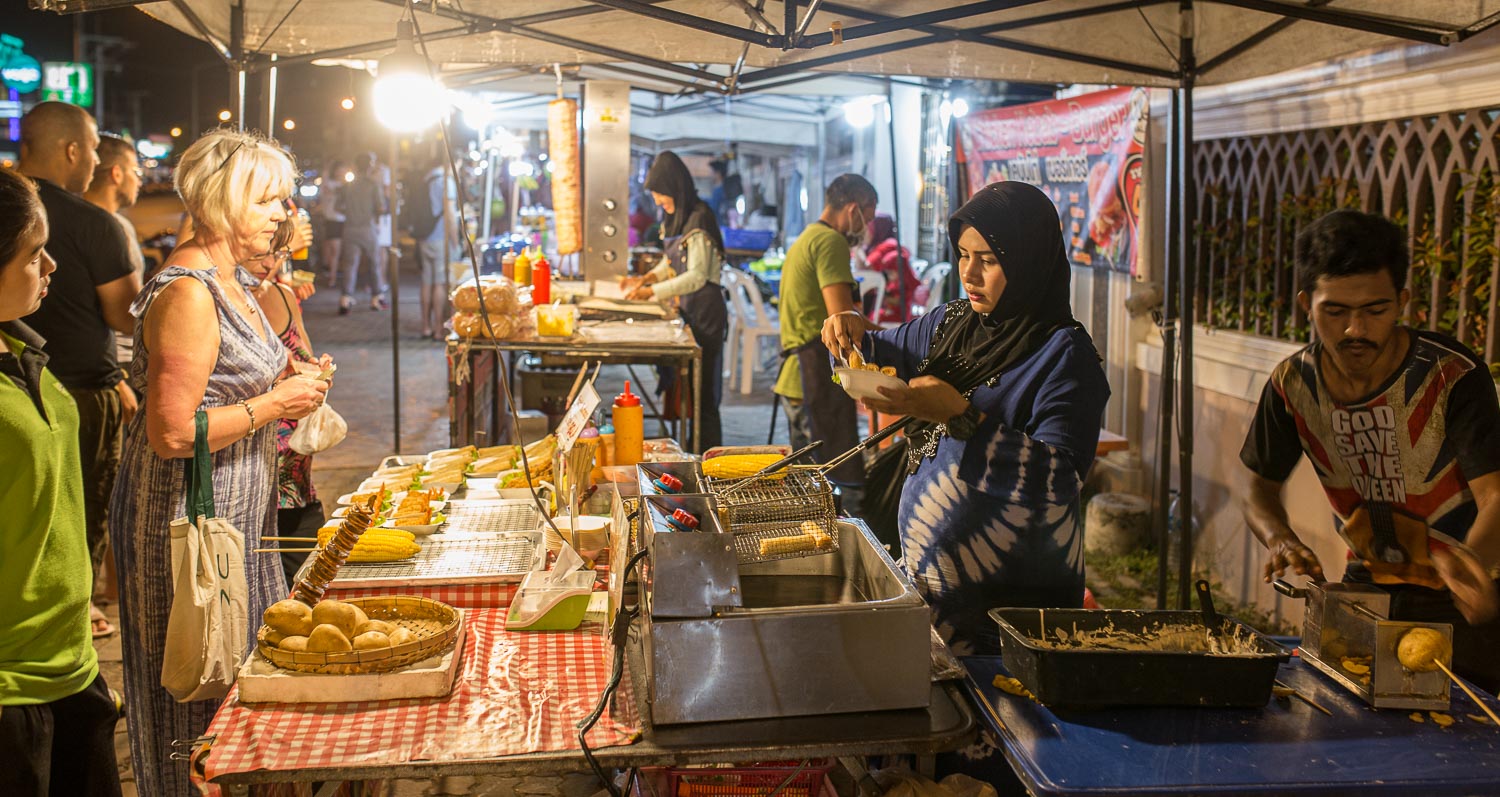 comida de rua na tailândia 